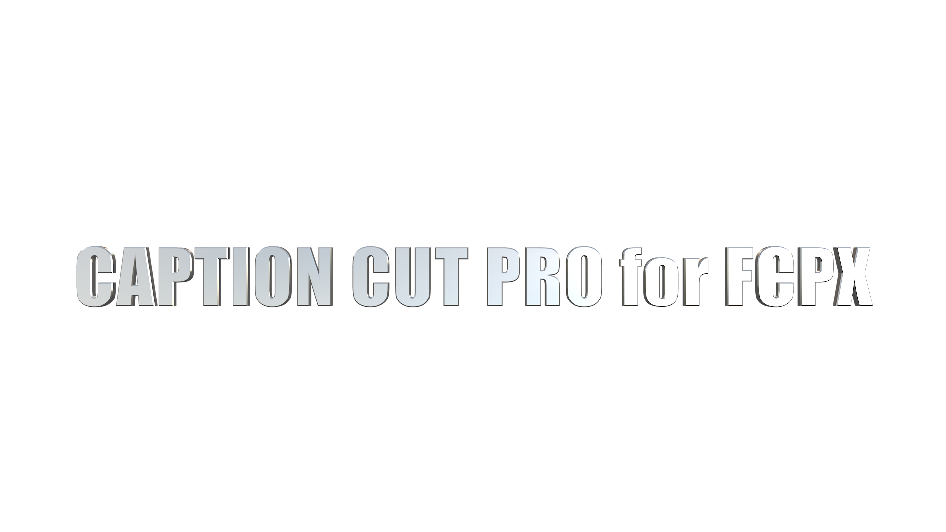 Caption Cut Pro for FCPX - The new way to make eye catching videos in FCP